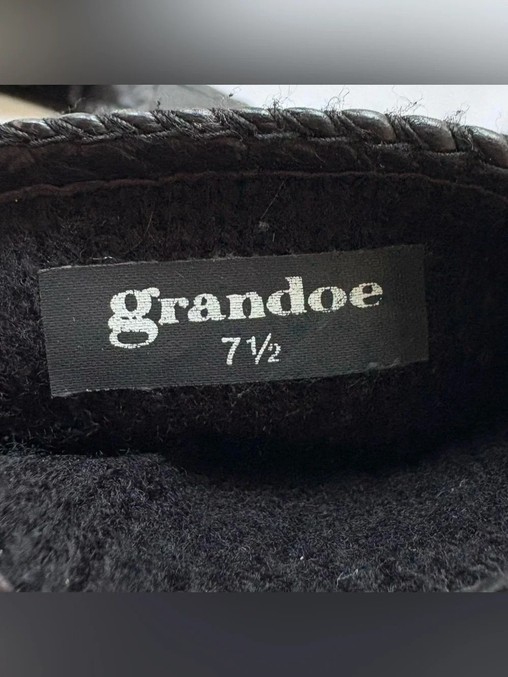 Grandoe Black Leather Gloves